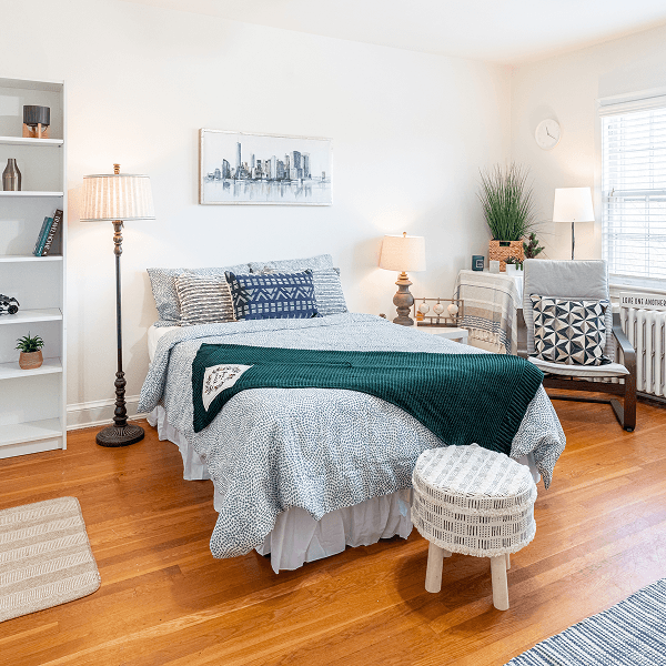 Cozy community lounge area